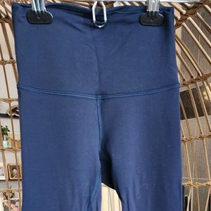 Lululemon Wunder Train High-Rise Crop 21", True Navy, Size 2